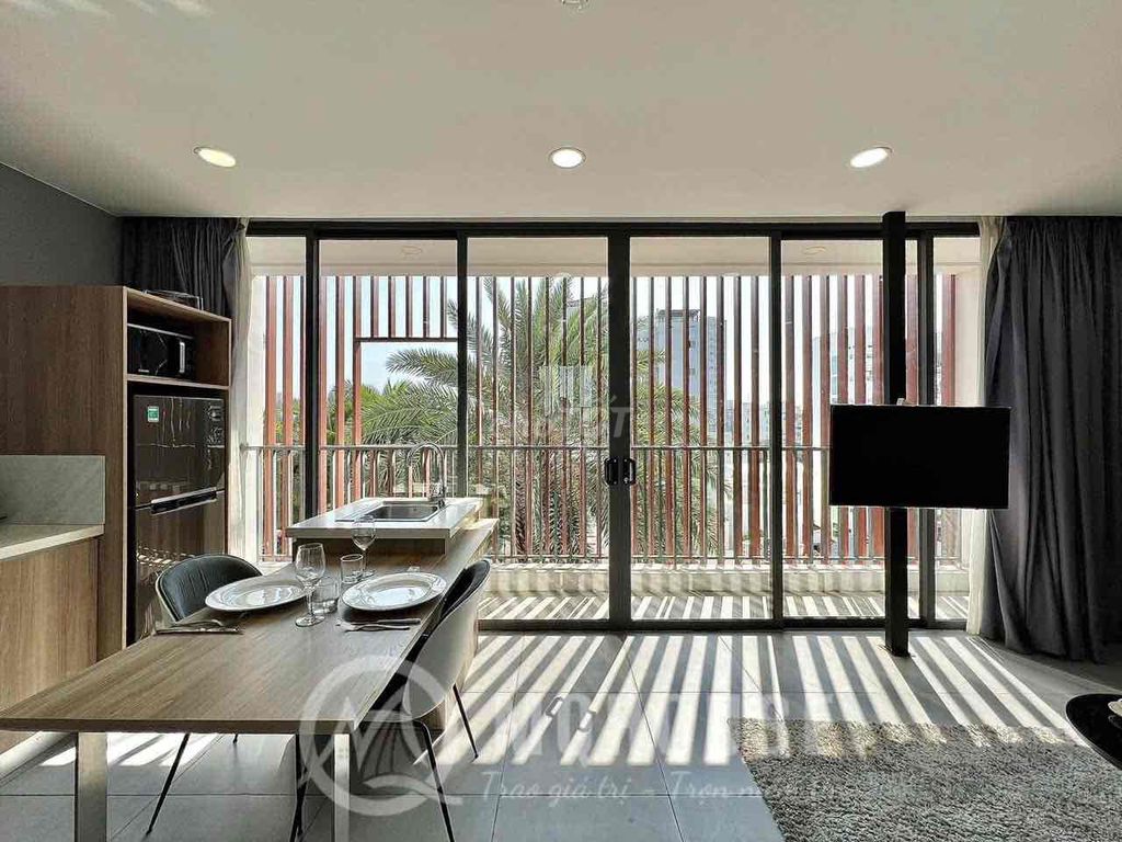 Căn hộ dịch vụ 1PN 1PK đường Âu Cơ, quận Tân Phú 50m² - Full nội thất, an ninh 24/7!