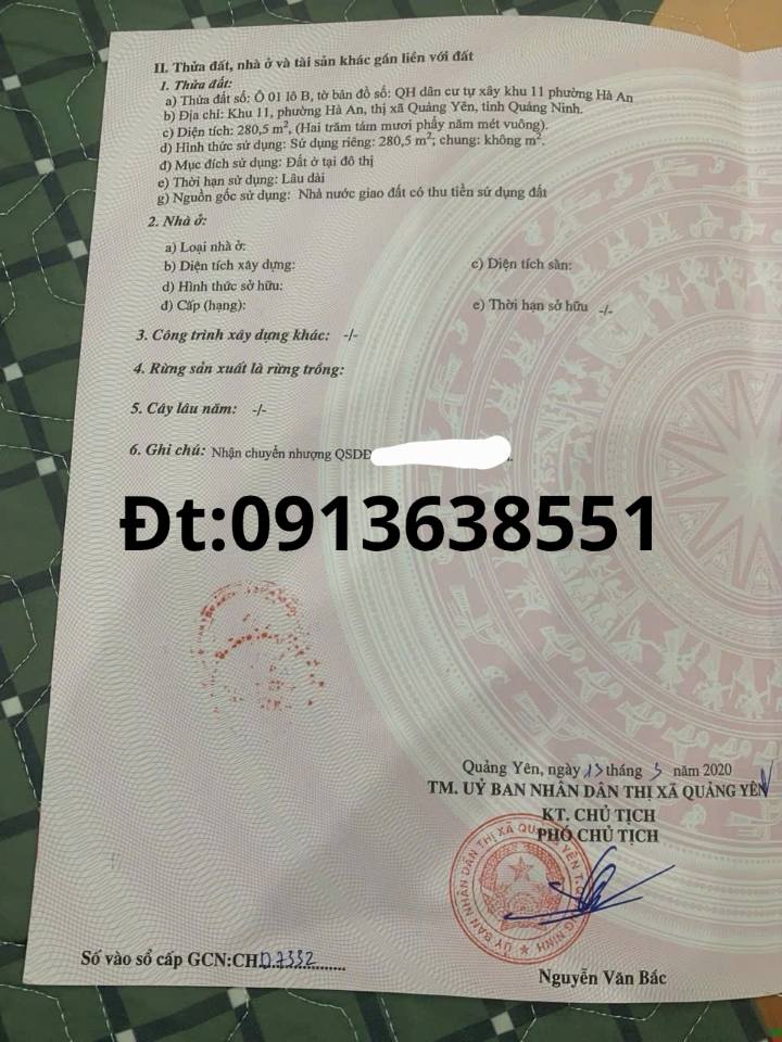 Bán gấp 2 ô biệt thự 285m² khu 11 Hà An - Chính chủ, giá thỏa thuận!