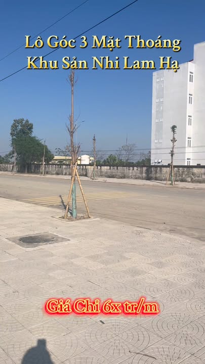 Đất nền Lô góc 3 mặt thoáng Lam Hạ 70,3m² chỉ 6x triệu/m² - Cơ hội vàng đầu tư 2025!