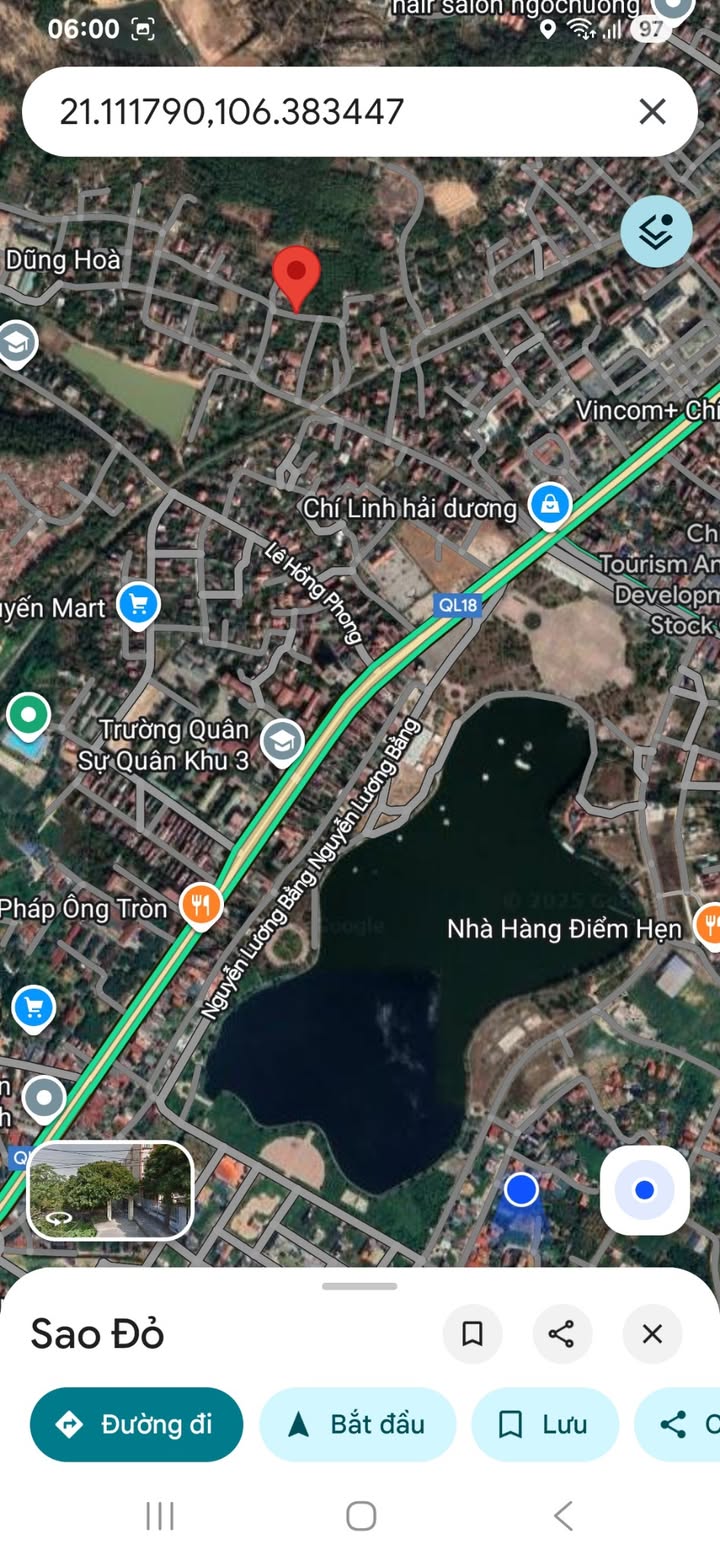 Đất ở Đường Tôn Đức Thắng, phường Sao Đỏ - 462m², vị trí đẹp, giá thỏa thuận!