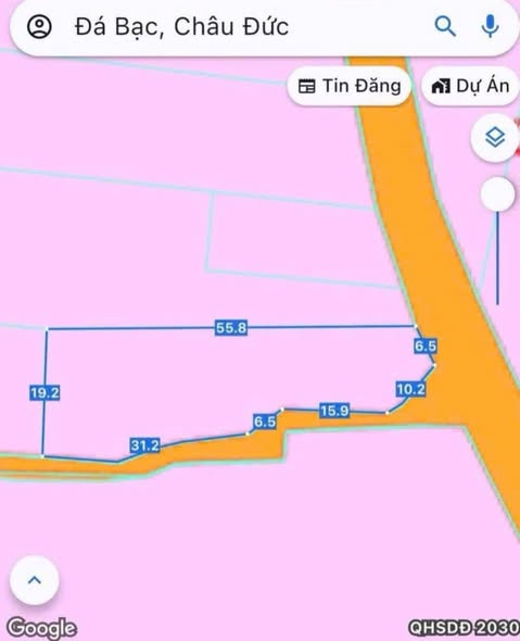 Đất nền Đá Bạc, Châu Đức 900m² giá 1.25 tỷ - Lô góc 2 mặt tiền tuyệt đẹp!