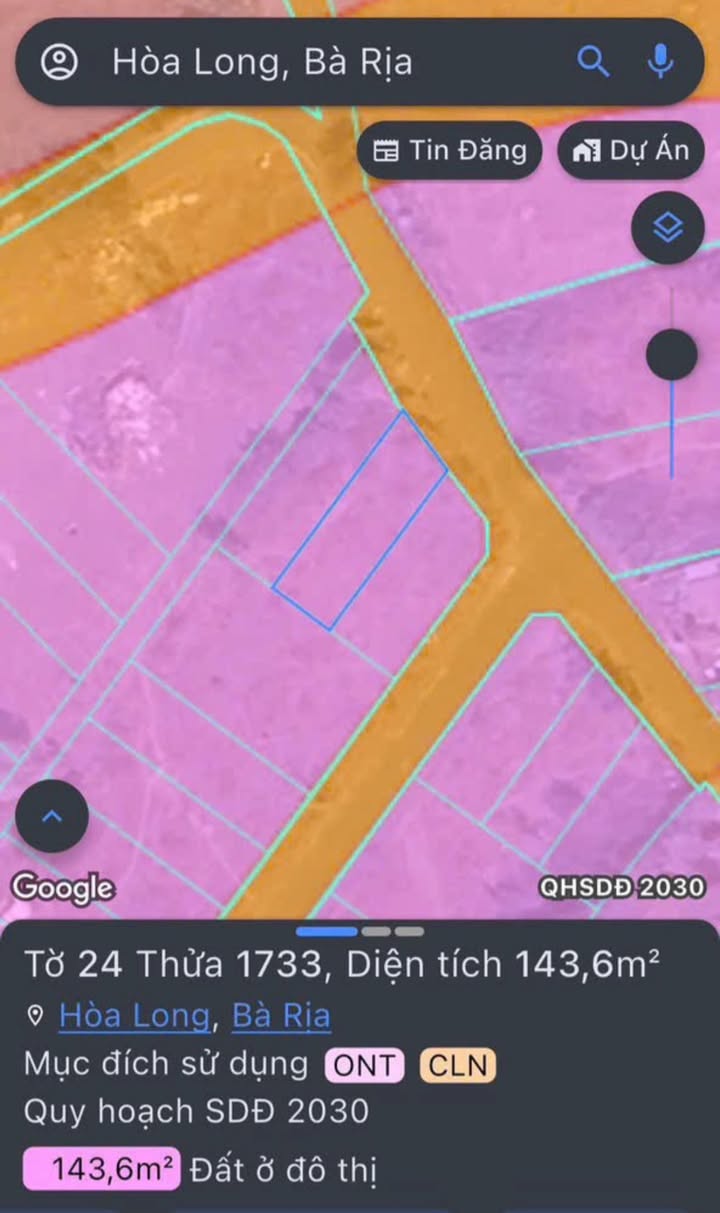 Đất nền đường Nhựa Số 23, Phường Tam Long, Bà Rịa 143m² giá 1.55 tỷ - Đầu tư sinh lời ngay!