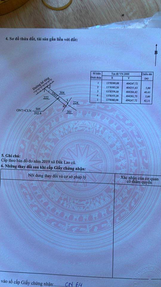 Đất nền Đắk Lao 210m² giá 550 triệu - Lô góc 2 mặt tiền đẹp