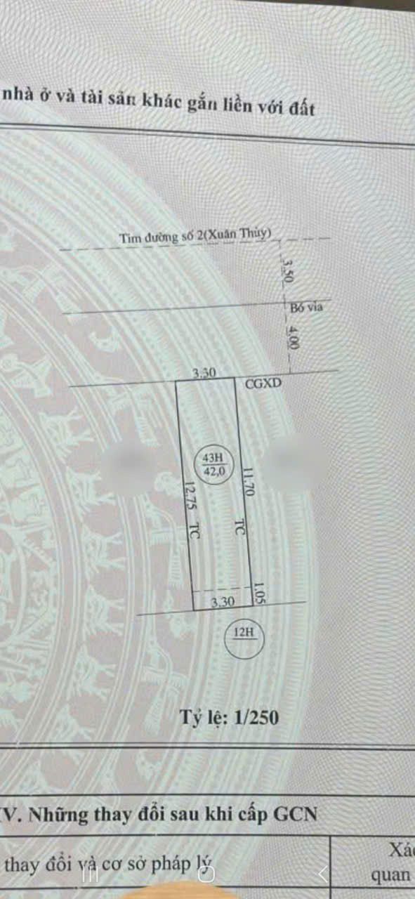 Nhà mặt tiền đường Xuân Thủy, Quy Nhơn 42m² giá 3.89 tỷ - Vị trí đắc địa, tiện ích đầy đủ!