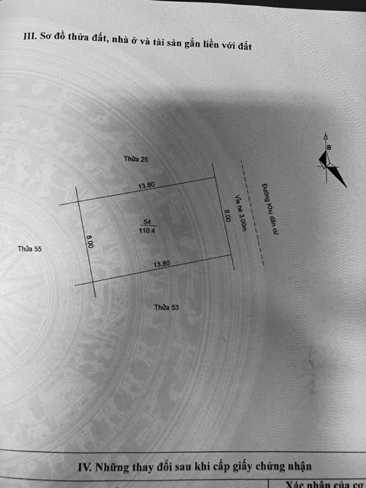 Đất nền lô NV1.24 khu đô thị Tuệ Tĩnh, Hải Dương 110.4m² - Chính chủ bán gấp!