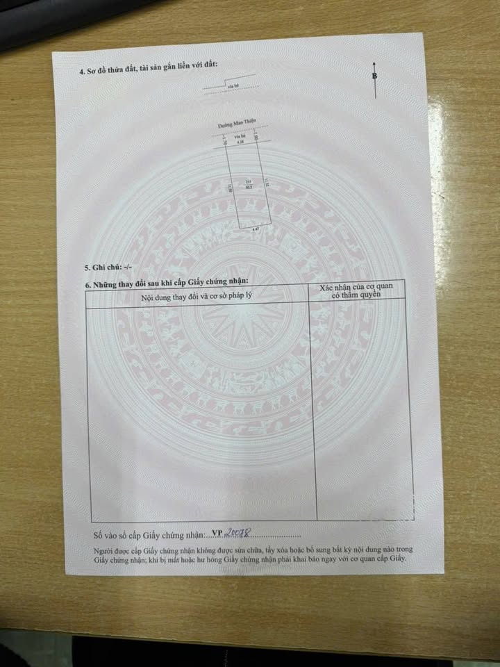 Đất nền mặt tiền đường Man Thiện, Đà Nẵng 51m² giá 6 tỷ - Cơ hội đầu tư sinh lời!