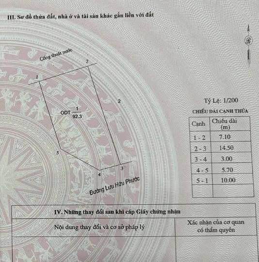 Đất lô góc mặt đường Lưu Hữu Phước, KĐT Mỹ Trung 92.3m² giá 8.8 tỷ - Kinh doanh thuận lợi!