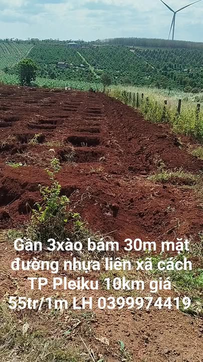 Đất nền xã Gào, Pleiku 3000m² giá 1.65 tỷ - Tiềm năng kinh doanh lớn!