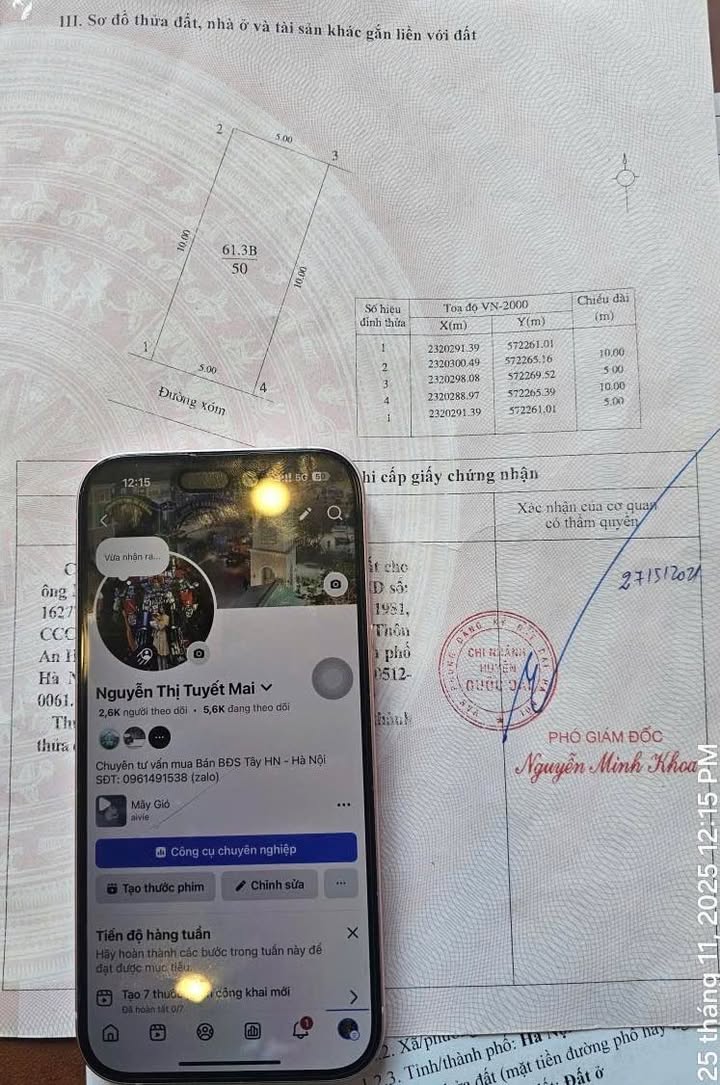 Đất nền Hưng Đạo, Quốc Oai 50m² giá 3 tỷ - Chính chủ bán gấp!