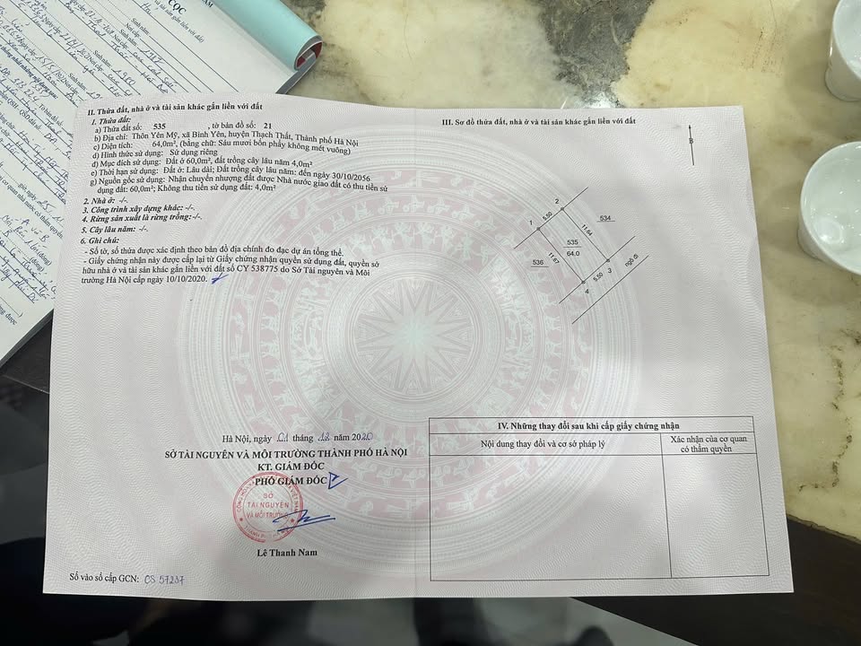 Đất thổ cư 64m² tại Bình Yên, Thạch Thất giá 2 tỷ - Sổ đỏ chính chủ, đầu tư sinh lời!