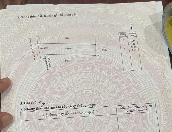 Đất kinh doanh mặt đường Diên Hoa Nghi Lộc 143,5m² giá chỉ 3,4 tỷ - Cơ hội đầu tư hấp dẫn!