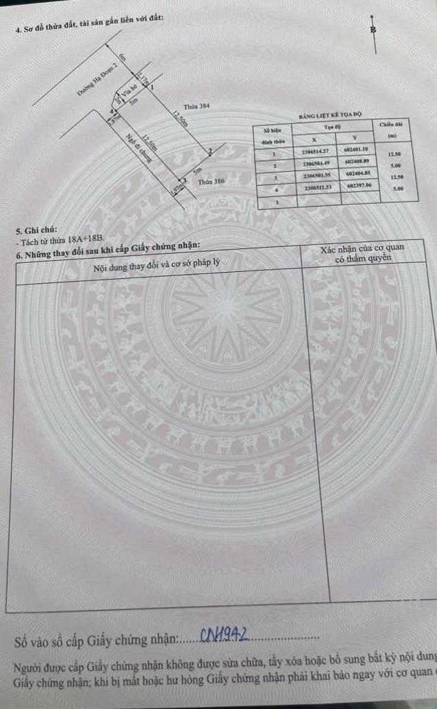 Lô góc mặt đường Hạ Đoạn 2, Đông Hải 63m² giá 4.03 tỷ - Kinh doanh đắc địa!