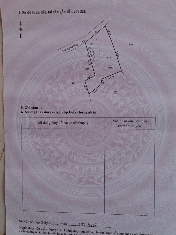 Đất Yên Mông Tân Hoà 1002m² giá 1 tỷ - Sổ đỏ chính chủ, sang tên nhanh chóng!