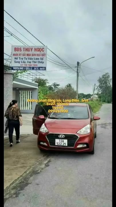 Đất thổ cư mặt tiền Phan Đăng Lưu, An Ngãi, Long Điền 135m² - Thích hợp kinh doanh!