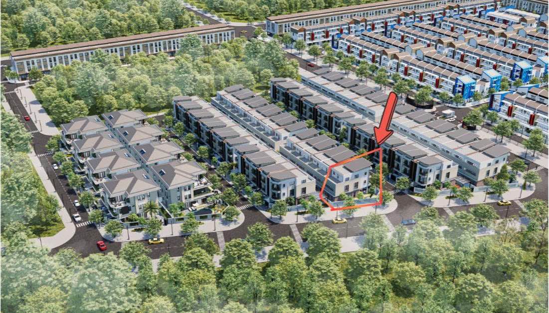 Shophouse Casa Flora Vinh 231m² giá 9 tỷ - Căn góc 2 mặt tiền đẹp mắt!