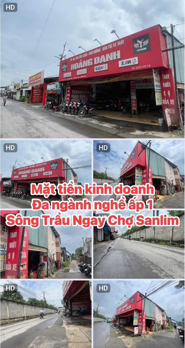 Nhà mặt tiền Ấp 1, Sông Trầu 247m² - Lô góc 2 mặt tiền đắc địa!