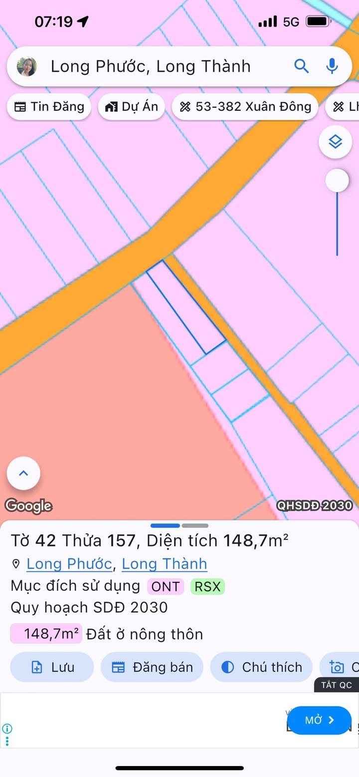 Đất nền mặt tiền Quốc lộ 51 Long Phước 130m² giá chỉ 2 tỷ - Cơ hội đầu tư tuyệt vời!