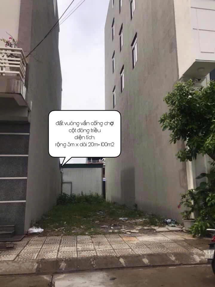 Đất nền chính chủ gần chợ Cột, Đông Triều 100m² chỉ 2 tỷ - Đầu tư sinh lời ngay!