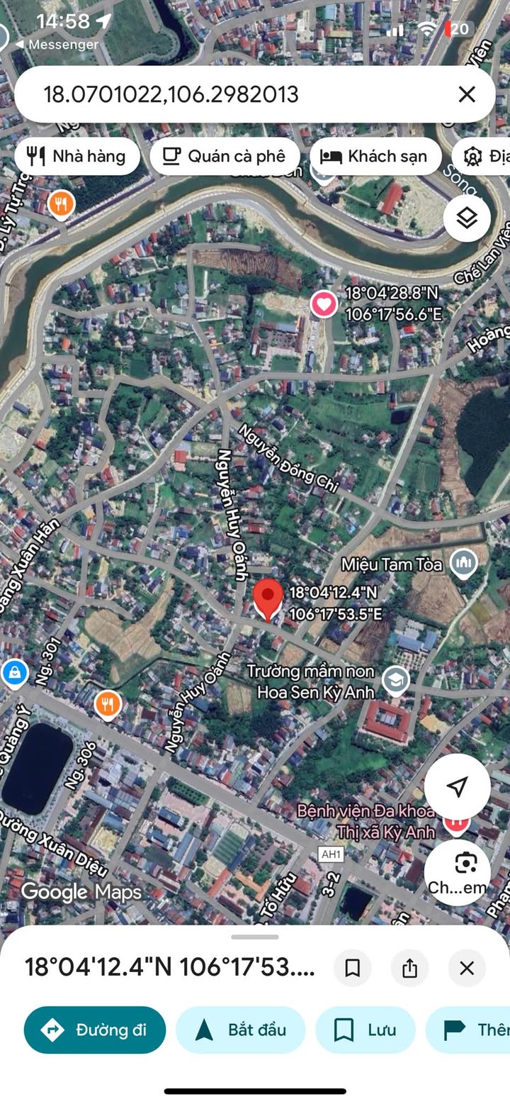 Đất nền Sông Trí, Kỳ Anh 113m² giá 1.1 tỷ - Đầu tư sinh lời hấp dẫn!