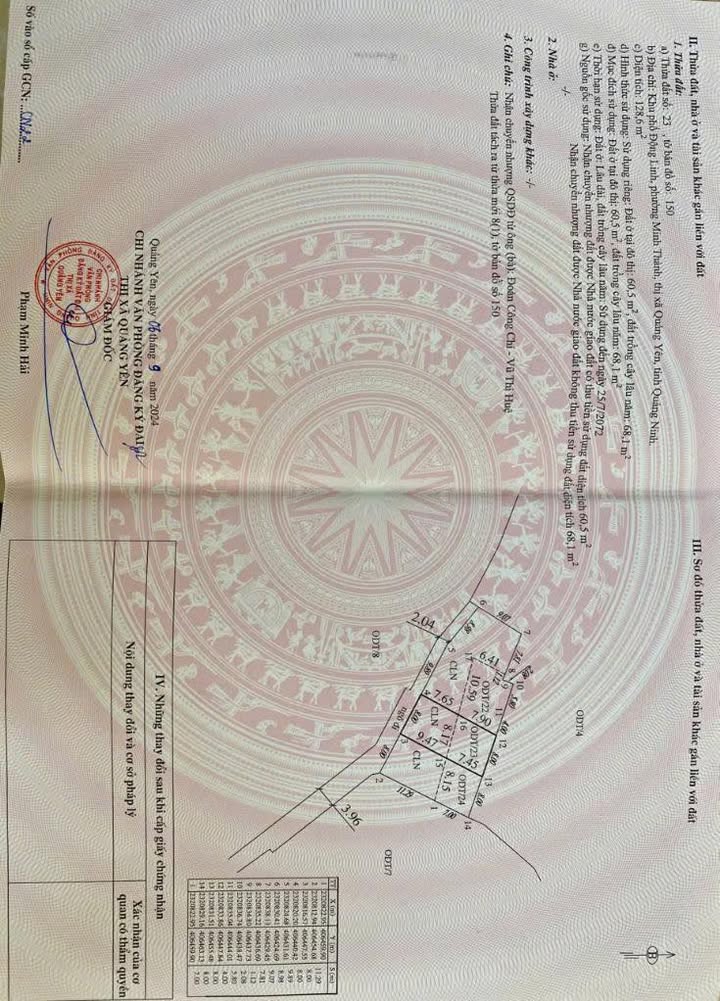 Đất nền Quảng Yên 128m² giá 819 triệu - Pháp lý rõ ràng, sổ hồng chính chủ!