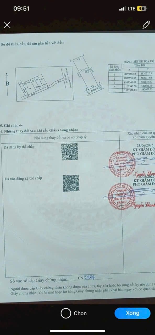 Đất nền liền kề Trần Vĩnh Kiết, An Bình, Cần Thơ - Diện tích 55m², Giá 1 tỷ, Thương lượng