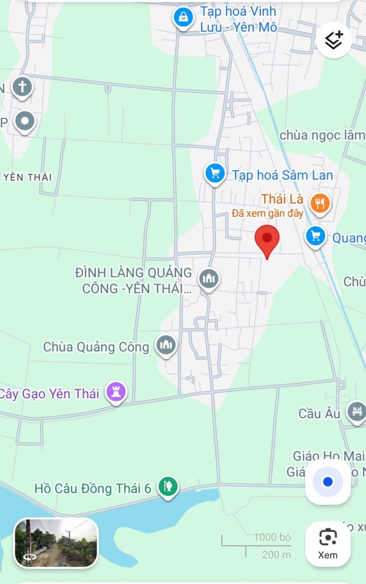 Đất thổ cư Yên Thái Yên Mô 100.27m² giá 400 triệu - Đường ô tô vào tận nơi!
