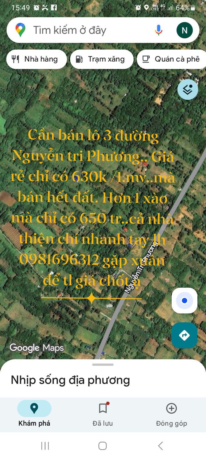 Đất nền Phan Thiết 1000m² giá 650 triệu - Cơ hội đầu tư hấp dẫn!