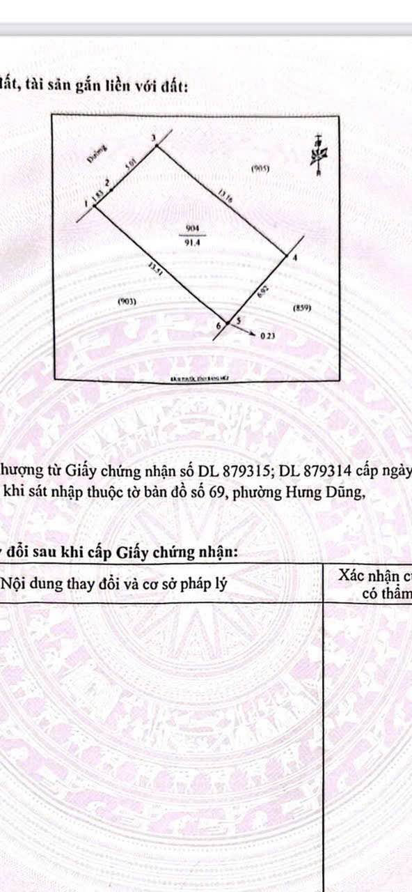 Đất nền khu phố Đông Lâm, phường Hưng Dũng, 90m² giá 2.6 tỷ - Đầu tư sinh lời hấp dẫn!