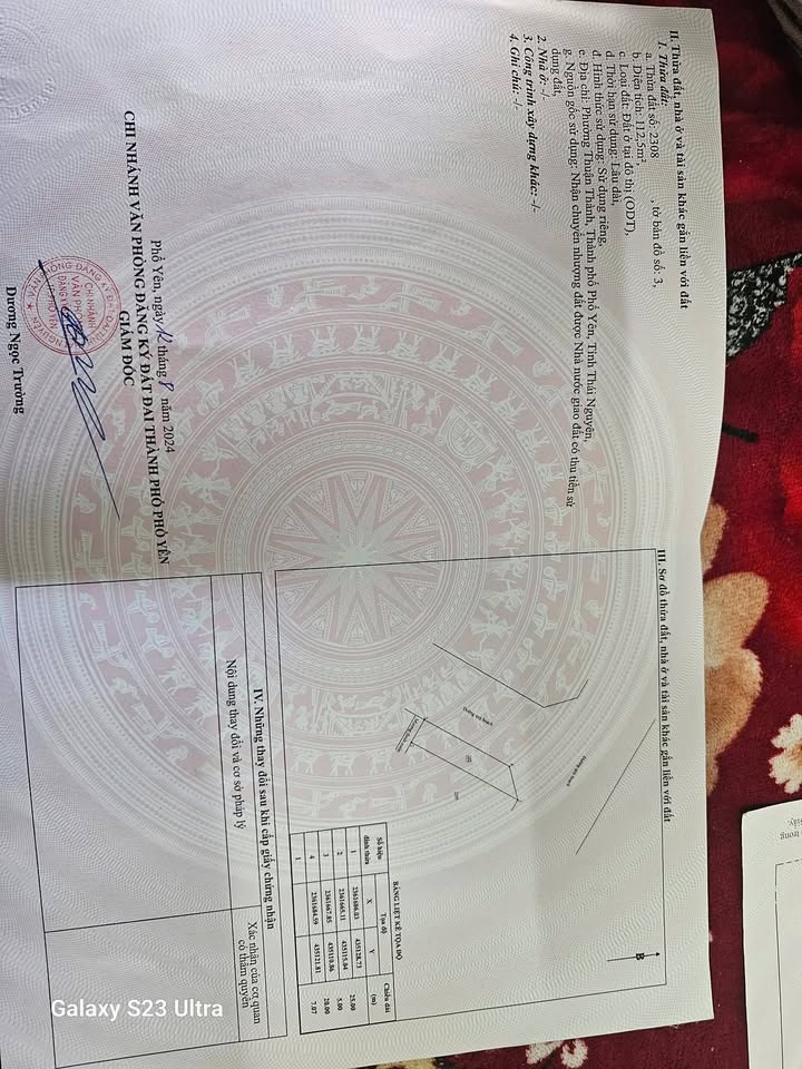 Đất nền Phổ Yên Thái Nguyên 112.5m² giá 2 tỷ - Cơ hội đầu tư tuyệt vời!