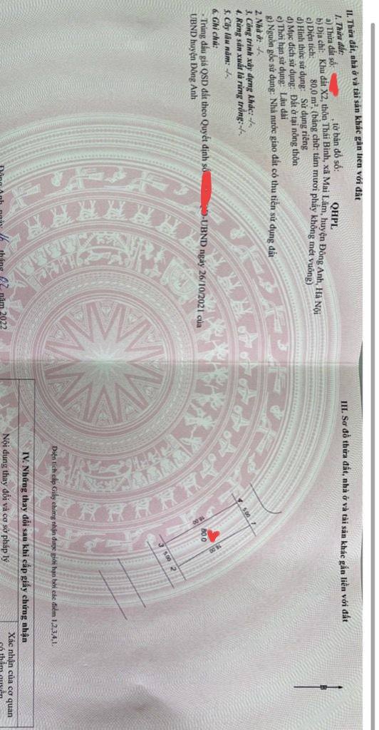 Đất đấu giá X2 Thái Bình, Mai Lâm, 80m² - Đường ô tô tránh, sổ đỏ chính chủ!