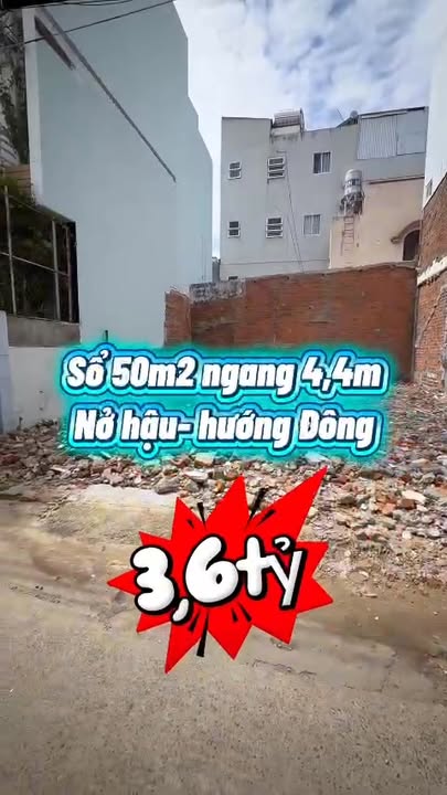 Bán lô đất phường Vĩnh Hải, Nha Trang 50m² giá 3.6 tỷ - Vị trí trung tâm, tiện ích đầy đủ