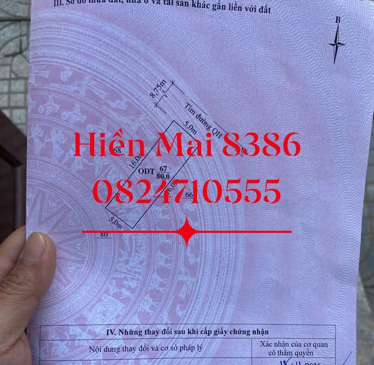 Đất nền đẹp 80m² tại Đông Vệ, TP. Thanh Hóa - Sổ đỏ chính chủ, giá chỉ 5 tỷ!