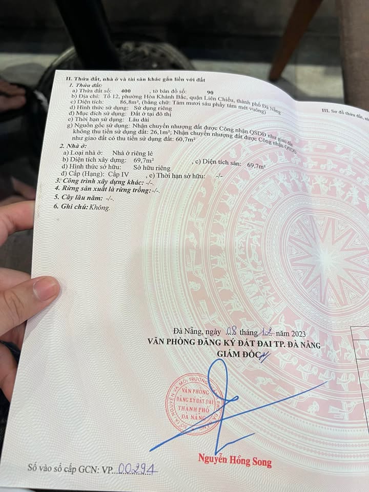 Dãy trọ 5 phòng tại Kiệt 82 Nguyễn Lương Bằng 87m² - Thu nhập 6.5 triệu/tháng!