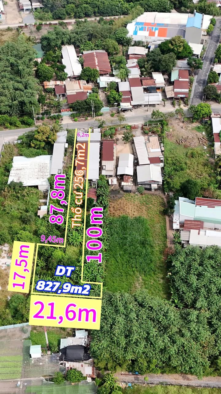 Nhà mặt tiền đường Nhuận Đức, Củ Chi 828m² - Vị trí đắc địa cho kinh doanh!