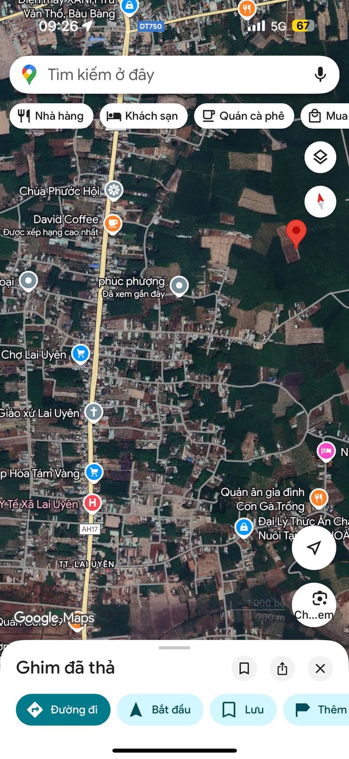 Đất nền Lai Uyên 544m² giá 500 triệu - Cơ hội đầu tư tuyệt vời!