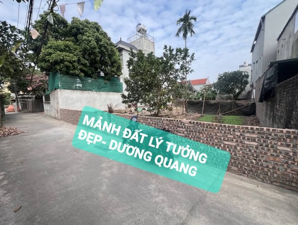 Đất nền Dương Quang, Gia Lâm 119m² giá 7.7 tỷ - Mặt tiền rộng, ô tô vào tận nơi!