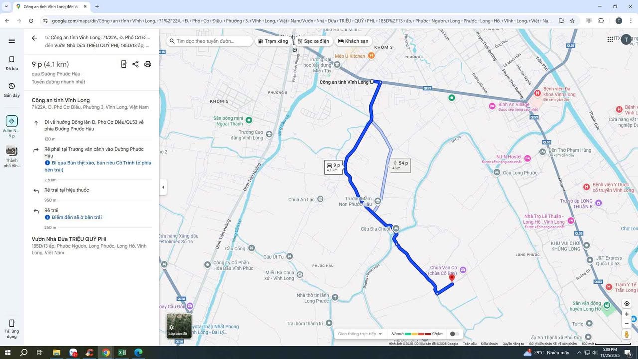 Bán đất thổ cư Long Phước, Long Hồ 123m² giá 700 triệu - Tiềm năng đầu tư sinh lời!