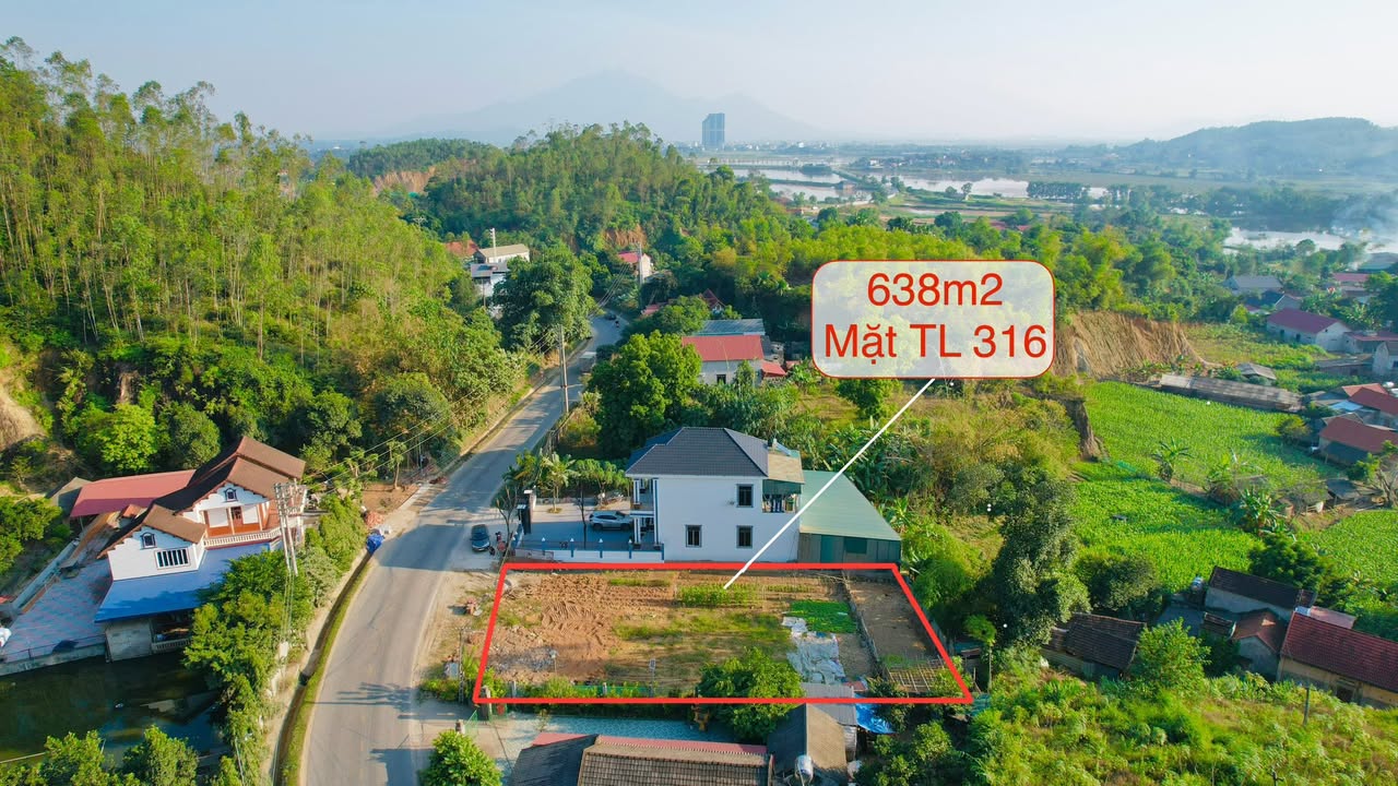 Đất mặt tiền Tỉnh lộ 316, Thạch Khoán 638m² giá 5.9 tỷ - Tiềm năng đầu tư lớn!