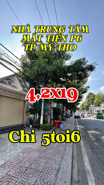 Nhà mặt tiền đường Lê Văn Phẩm, TP Mỹ Tho, 79.8m² giá 5.6 tỷ - Kinh doanh sầm uất!