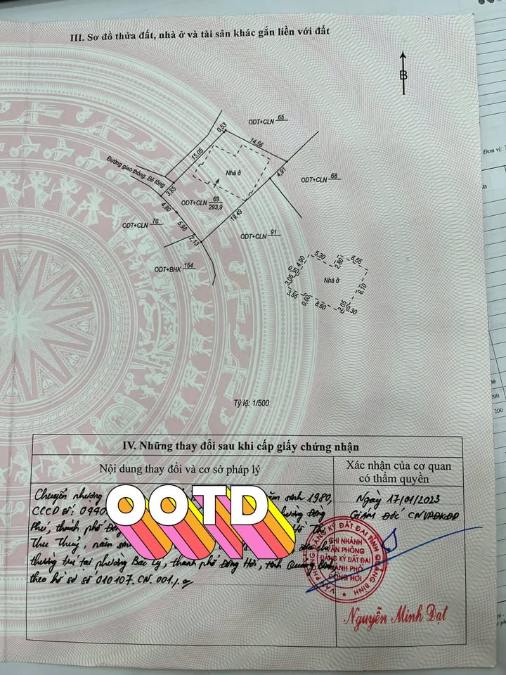 Nhà và đất tại Nam Lý, Đồng Hới 304m² giá 2.3 tỷ - Thương lượng nhẹ!