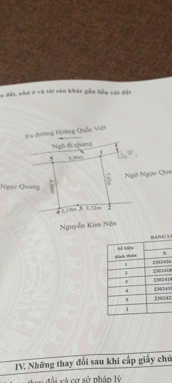 Đất thổ cư Kiến An 40m² giá 800 triệu - Sổ đỏ chính chủ, giao dịch nhanh!