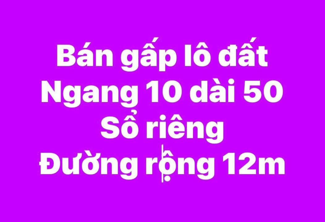 Đất nền Trảng Bom 500m² giá 2 tỷ - Sổ đỏ chính chủ, đường rộng 12m!