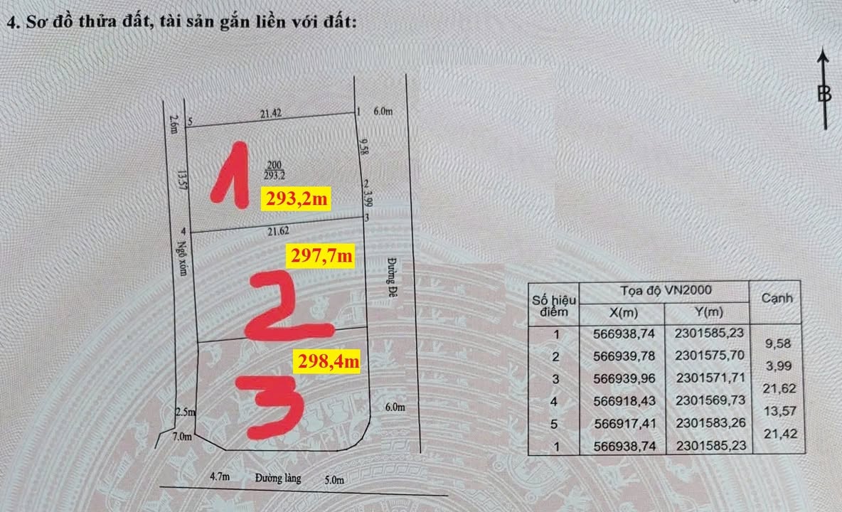 Đất nền mặt tiền Quốc lộ 21A xã Trần Phú 293m² giá chỉ 20 triệu/m² - Cơ hội đầu tư tuyệt vời!