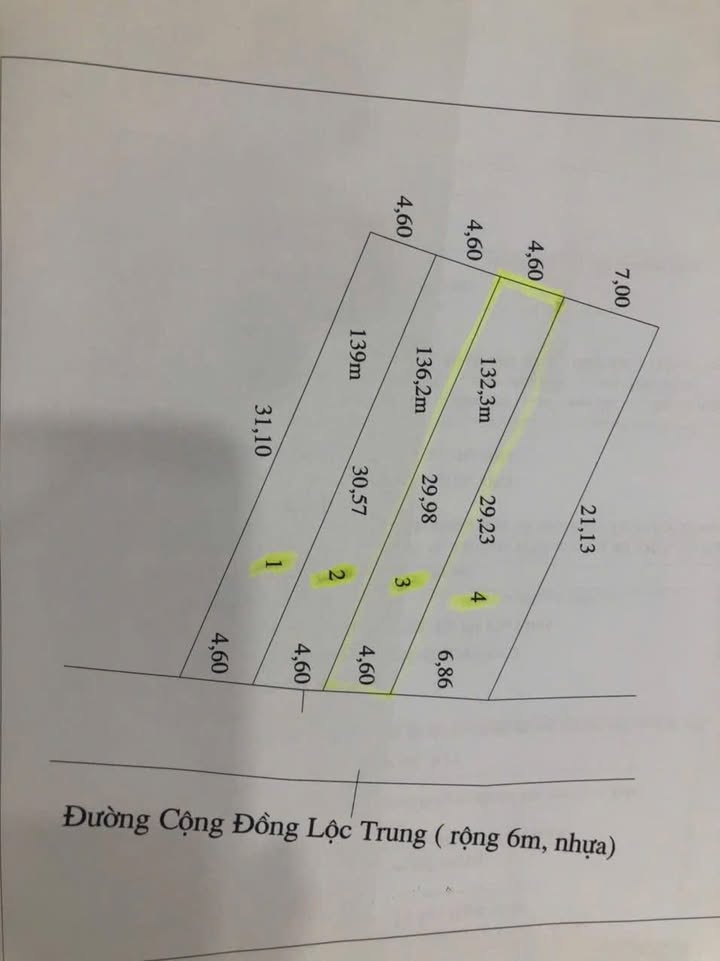 Đất nền mặt tiền Lộc Trung, xã Mỹ Lộc, 139m² giá 1.514 tỷ - Đất sạch, không quy hoạch!