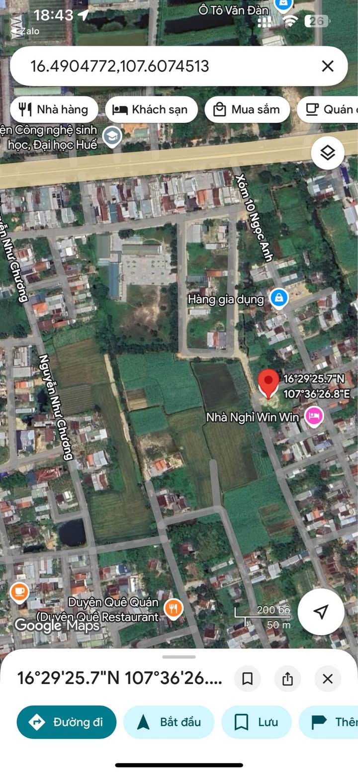 Đất nền Phú Thượng, Phú Vang 91m² giá 1.7 tỷ - Đầu tư sinh lời ngay!