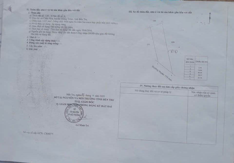 Đất nền mặt tiền TL883 Châu Hòa 1.327m² giá 4 tỷ - Đầu tư kinh doanh tiềm năng!