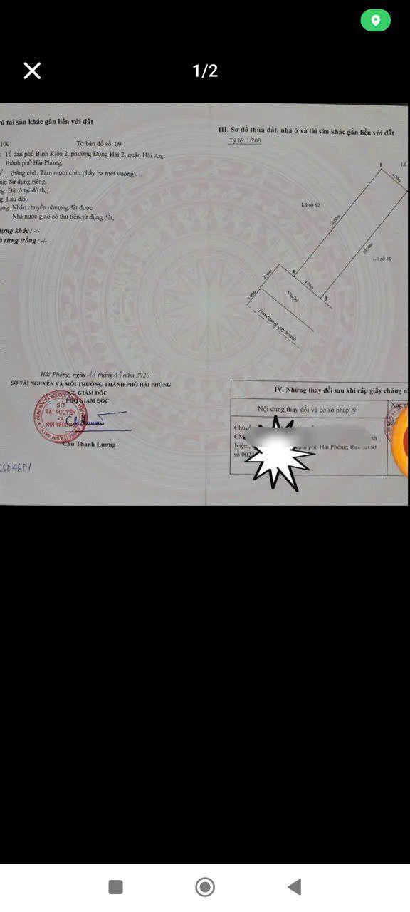 Đất nền Tasa Đông Hải Hải Phòng 89m² giá 4.45 tỷ - Vị trí đẹp, pháp lý rõ ràng!