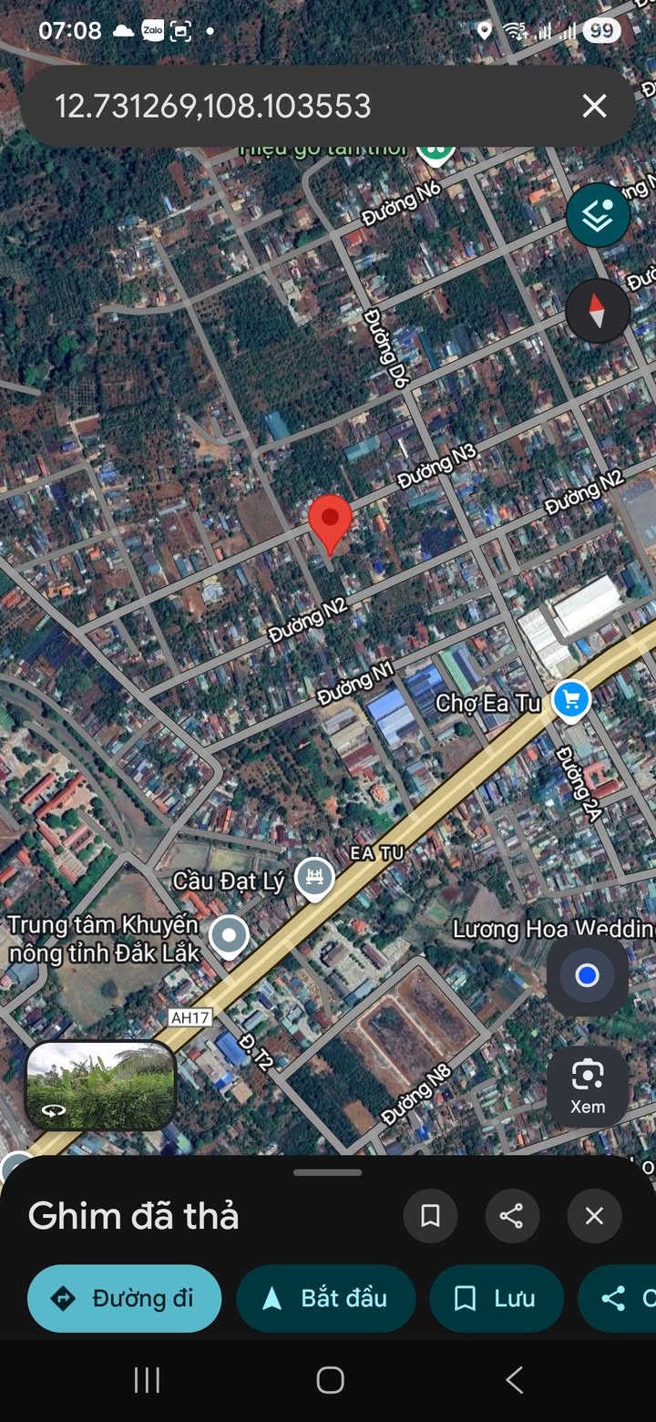 Đất nền đường N3 Tân An Buôn Ma Thuột 138m² giá 1.47 tỷ - Cơ hội đầu tư hấp dẫn!