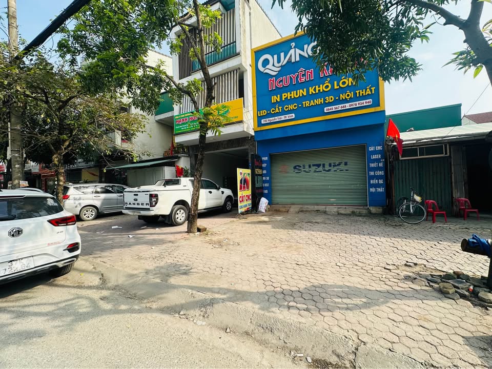Đất mặt đường Nguyễn Trãi Vinh 123.53m² giá 10 tỷ - Vị trí vàng cho mọi loại hình kinh doanh!