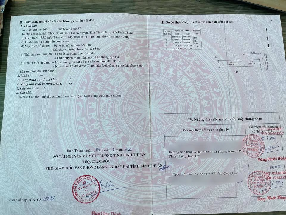 Đất thổ cư đường Ngô Đức Tốn, Phan Thiết 155m² giá 1.65 tỷ - Đầu tư sinh lời ngay!